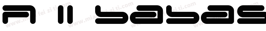 A ll babaSans 102 V2 Num_Alipay字体转换